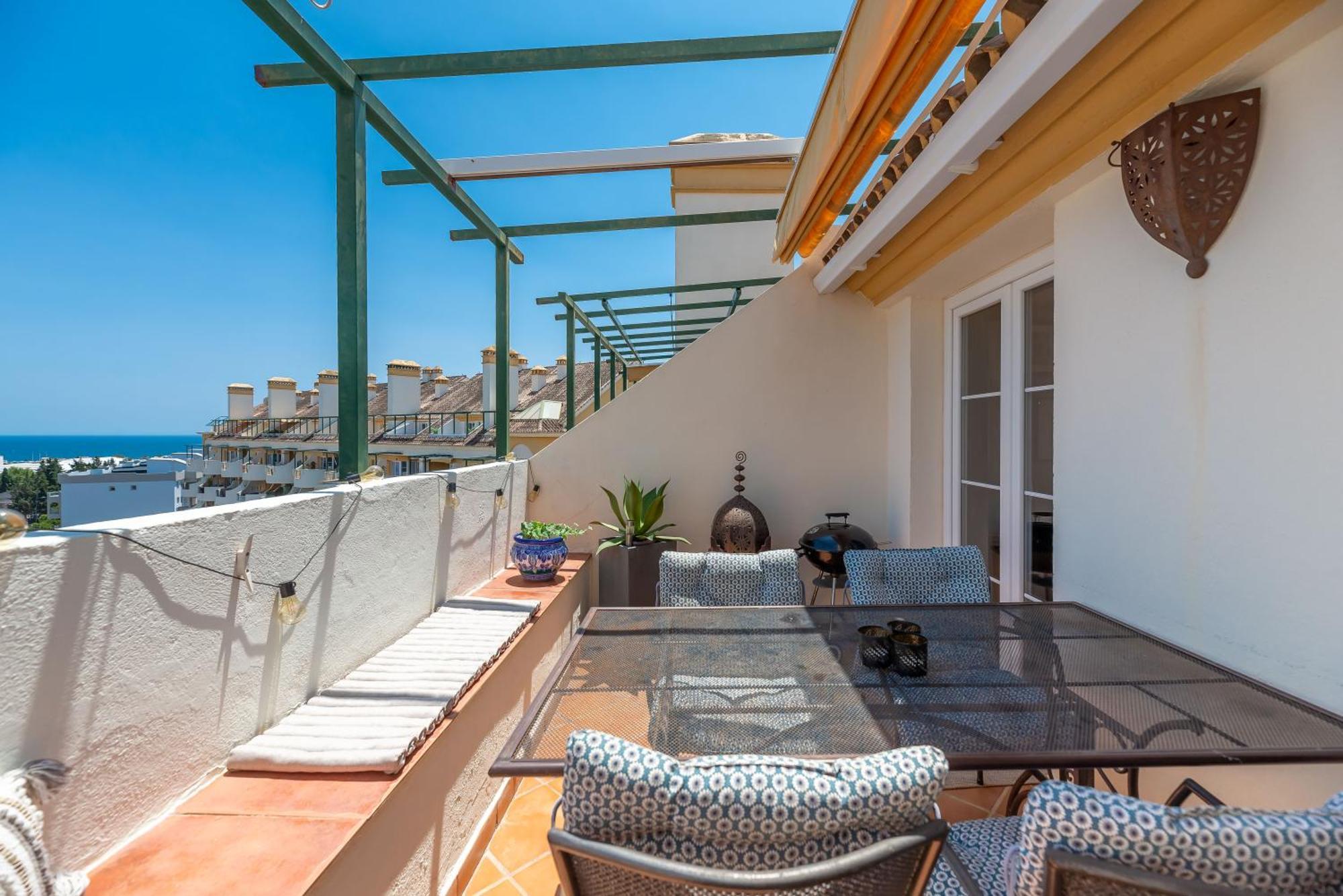 דירות מארבלה Elegant 2 Bdrm Penthouse With Bbq And Pools מראה חיצוני תמונה