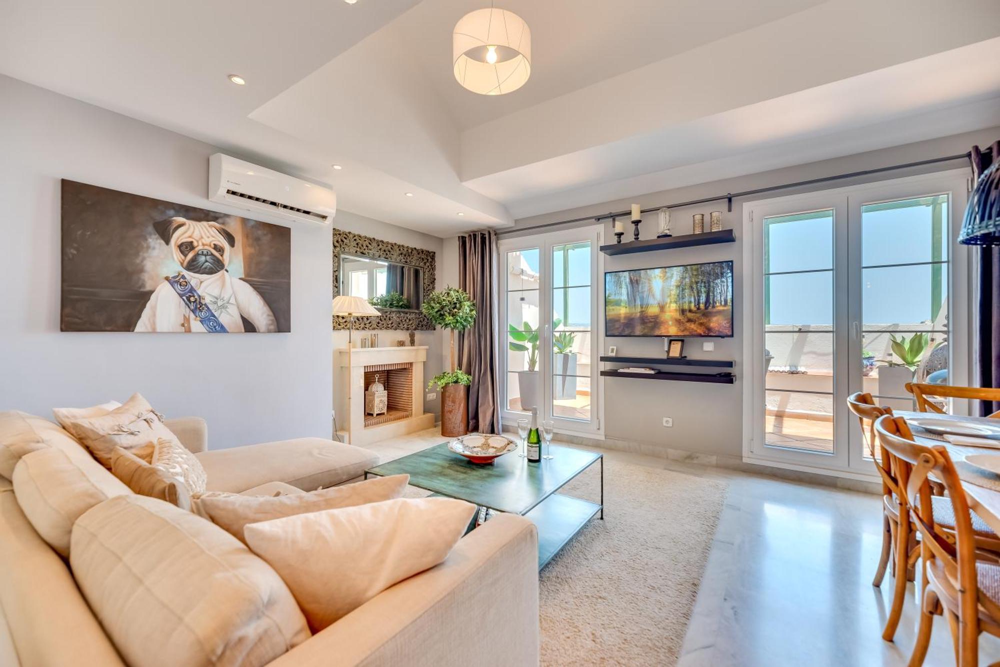 דירות מארבלה Elegant 2 Bdrm Penthouse With Bbq And Pools מראה חיצוני תמונה